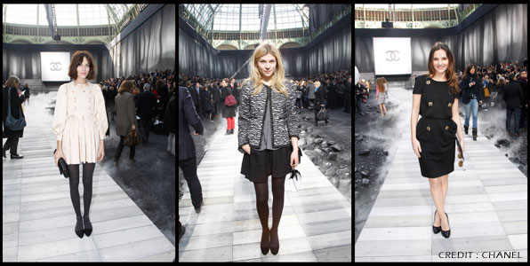 Alexa Chung, Clemence Poesy, Virgine Ledoyen
