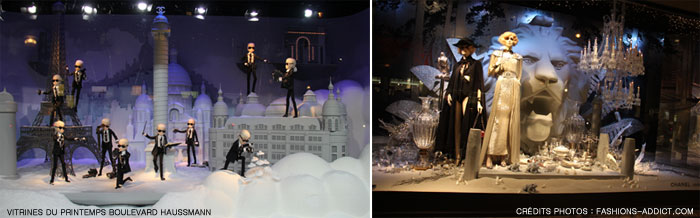 Les Vitrines du Printemps boulevard Haussmann